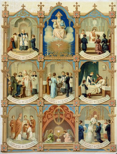 The Seven Sacraments by French School